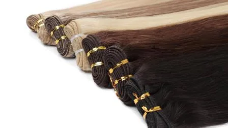 Estensioni dei capelli brasiliane tinte in immersione con riflessi/biondo miele, trama di capelli lisci balayage di capelli umani Remy